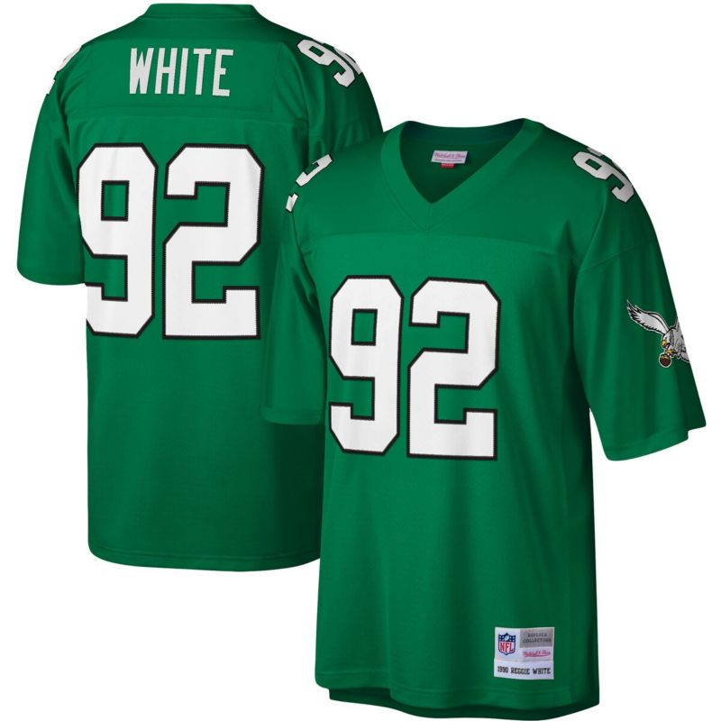 Men's Reggie White Kelly Green Philadelphia Eagles Legacy Replica Jersey