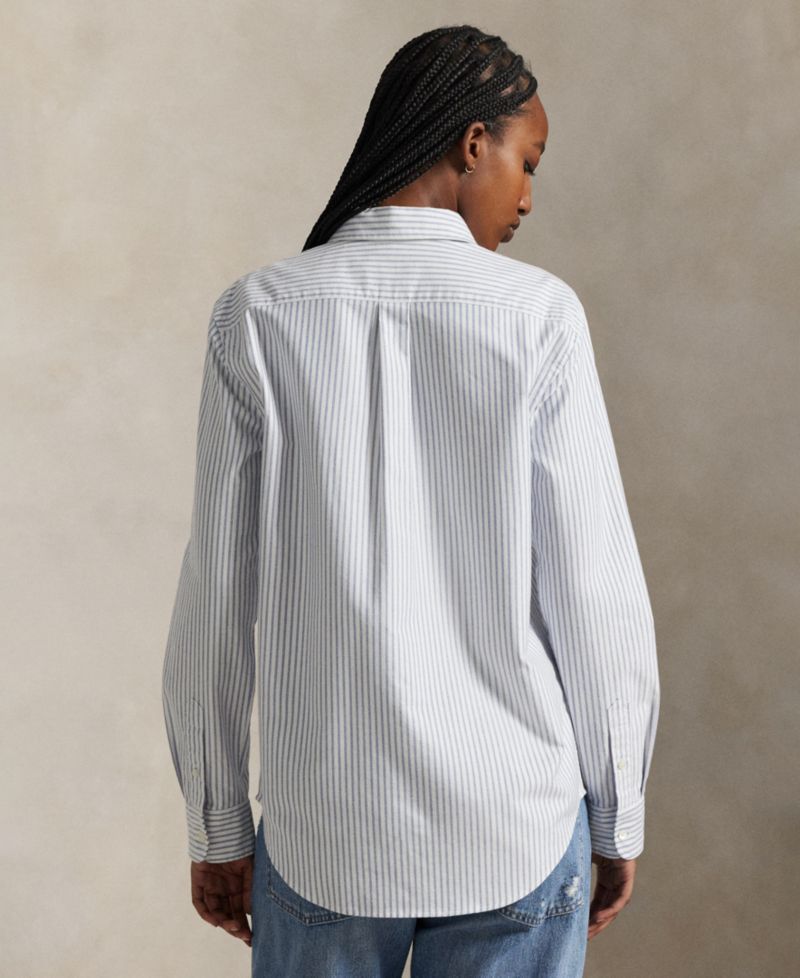 Women's Classic-Fit Striped Oxford Shirt