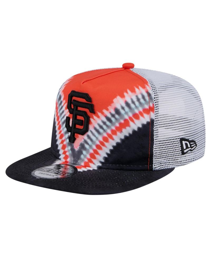Men's San Francisco Giants Tie-Dye Golfer Trucker Adjustable Hat