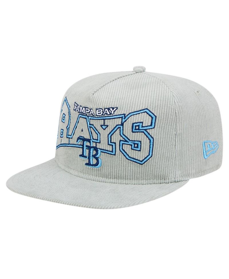 Men's Gray Tampa Bay Rays Corduroy Golfer Snapback Hat