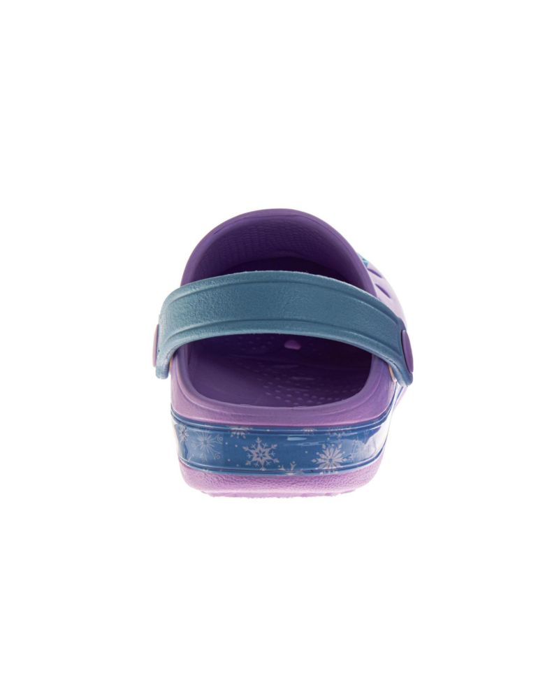 Toddler Girls' and Girls' Frozen Elsa and Anna Shimmering Snowflake Clogs