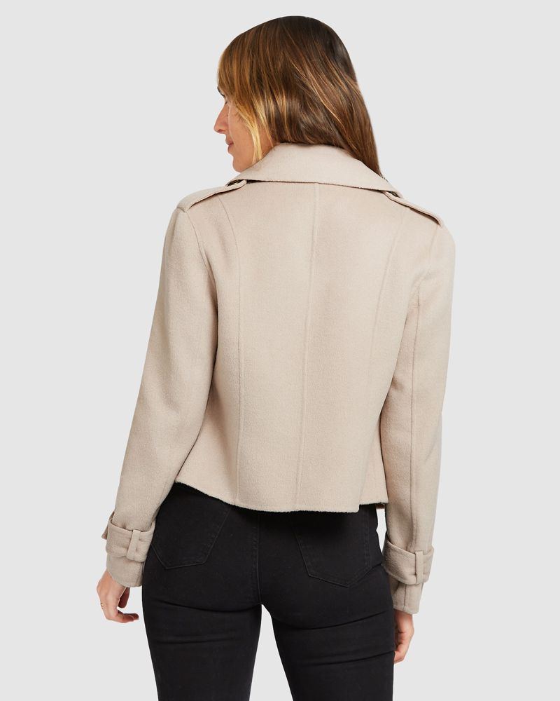 Better Off Military Peacoat Women's