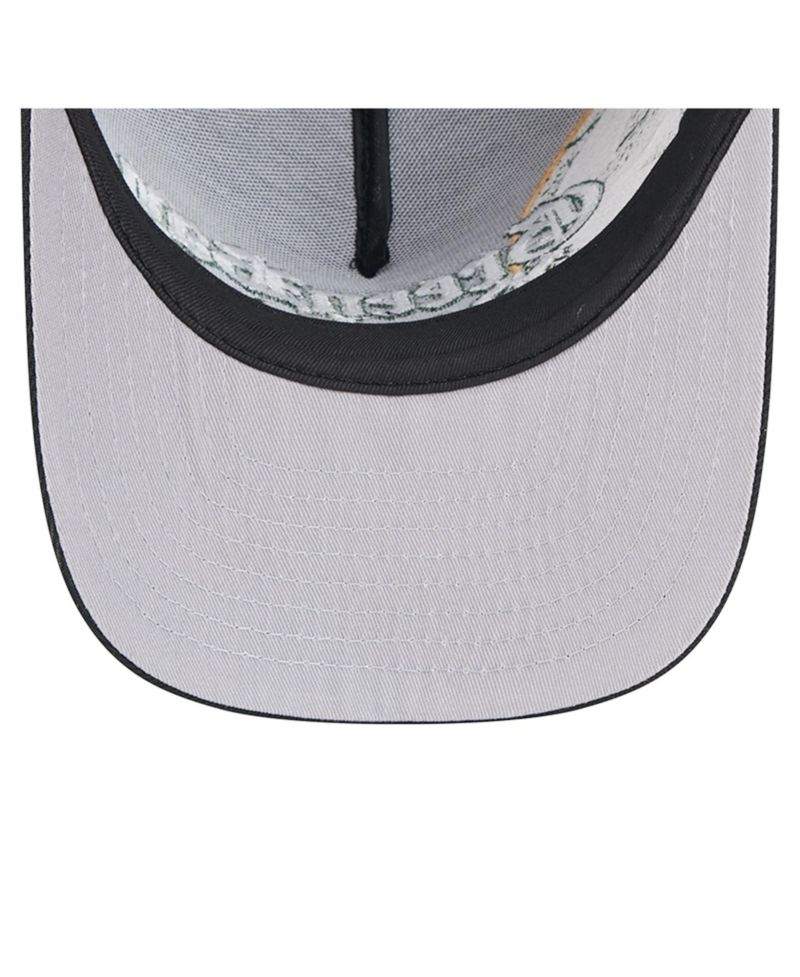Men's Black Green Bay Packers Proud A-Frame 9FIFTY Snapback Hat