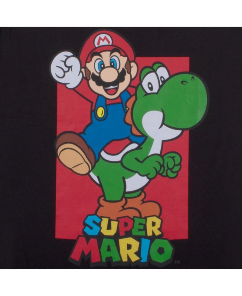Big Boys Mario & Luigi 2 Pack Long Sleeve T-Shirt