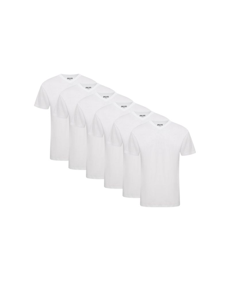 Men's V-Neck T-Shirt, 6-Pack