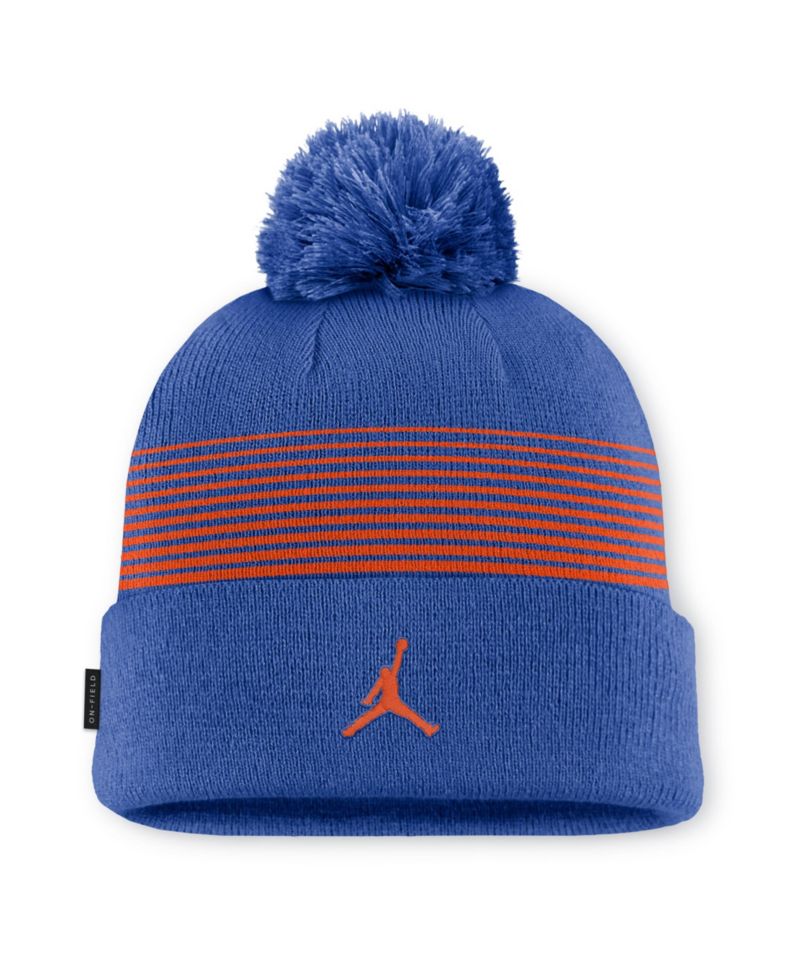 Men's and Women's Royal Florida Gators 2026 On-Field Cuffed Knit Hat with Pom