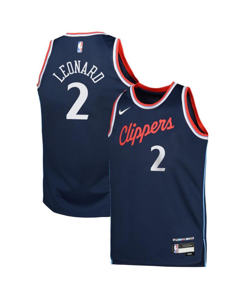 Big Boys and Girls Kawhi Leonard Royal LA Clippers Swingman Jersey