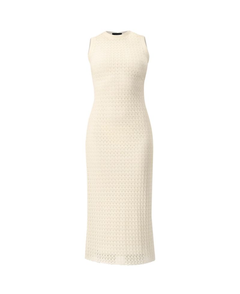 Women's Sleeveless Knit Long Dress
