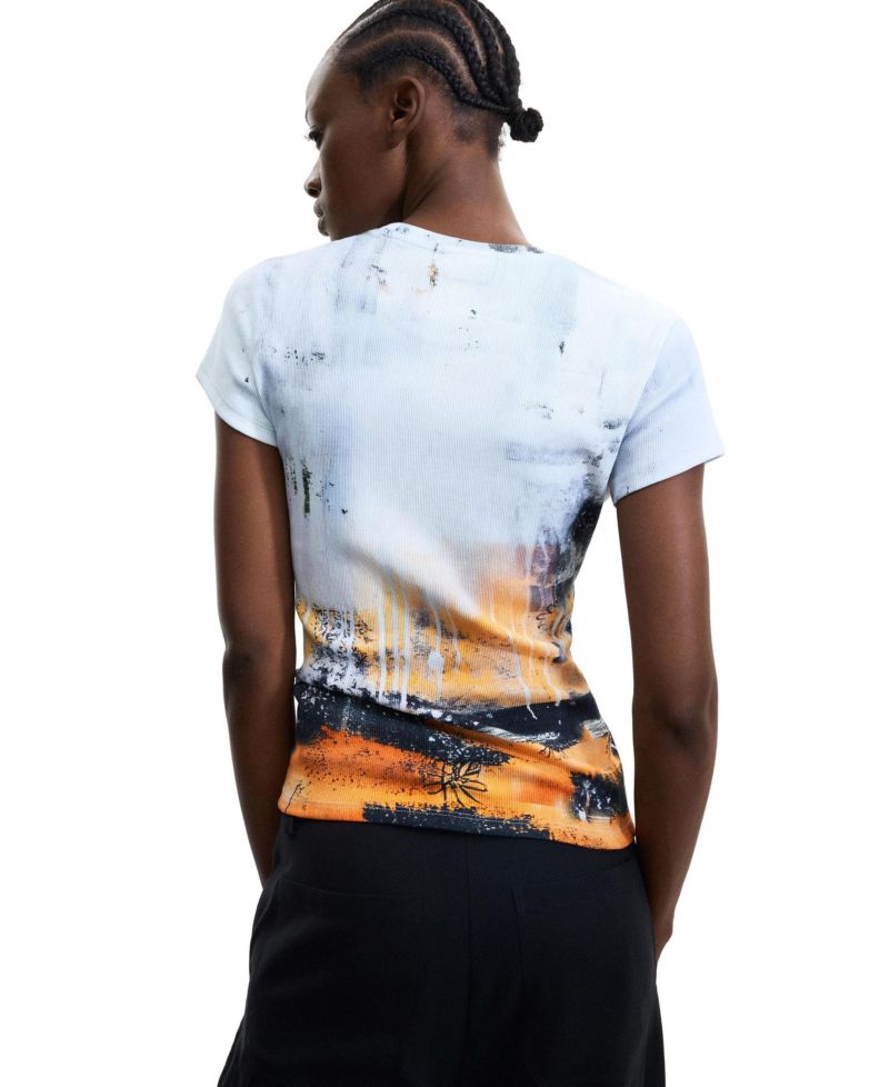 Women's Printed T-shirt 100% cotton