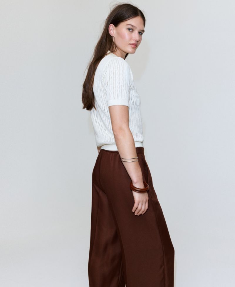 Women's High-Waisted Lyocell Pants