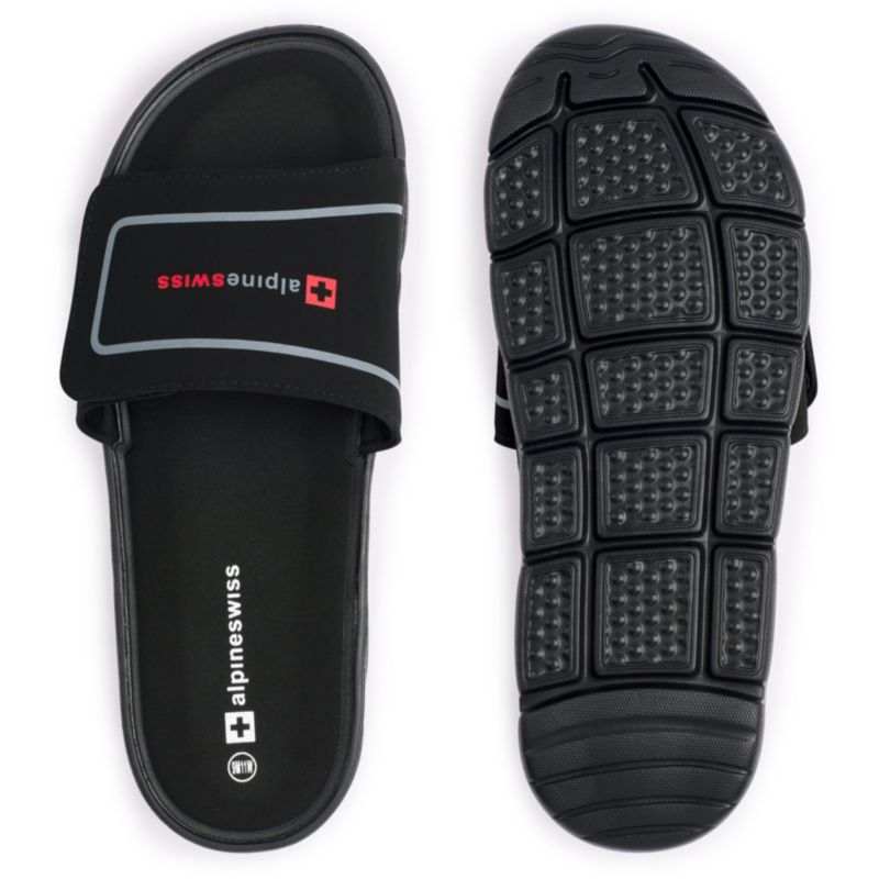 Men's Gabe Cloud Slide Sandals For Men Shock-Absorbing Foam Insole With Arch Support Adjustable Strap Waterproof Anti-Slip Recovery Slides