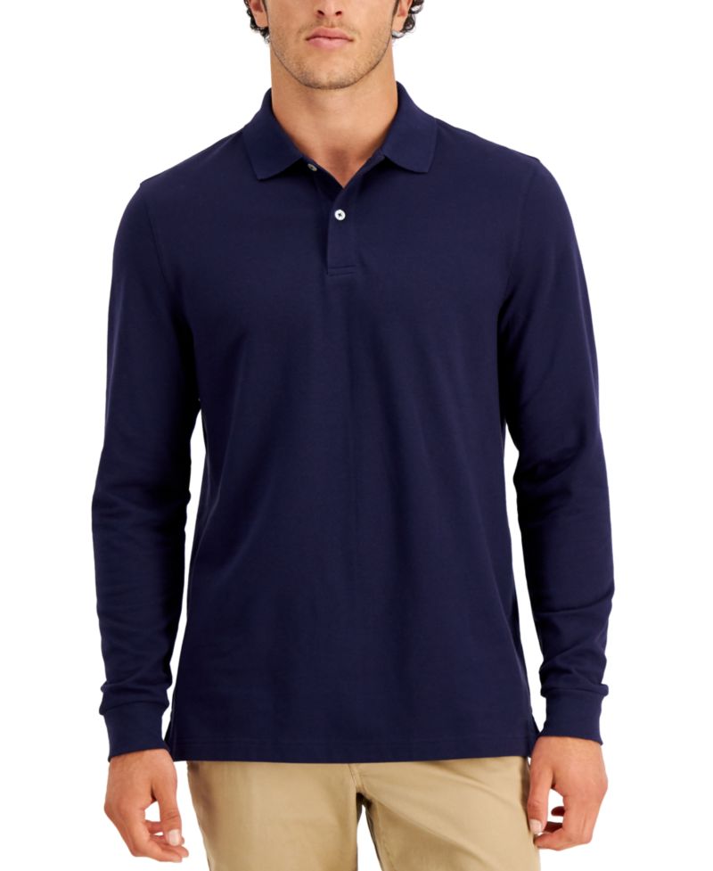Men's Solid Stretch Polo Shirt