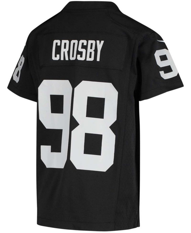 Big Boys Maxx Crosby Las Vegas Raiders Alternate Game Jersey