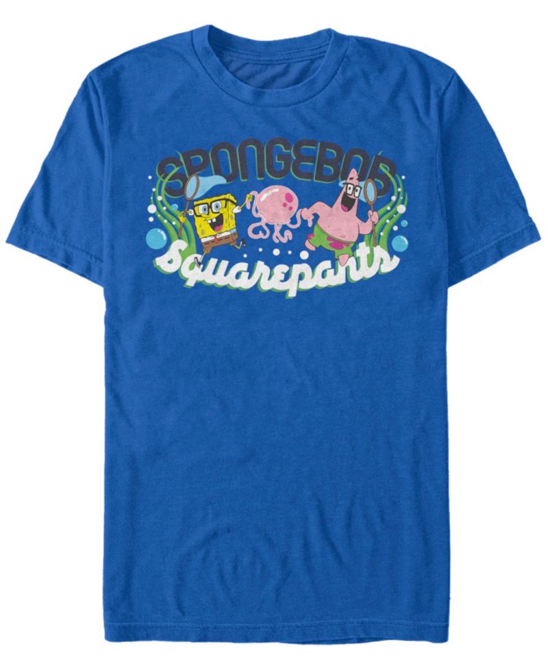 Men's Catching Jellyfish Short Sleeve Crew T-shirt