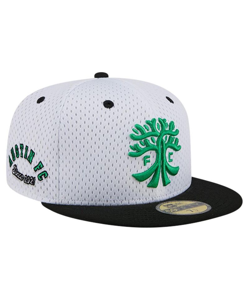 Men's Gray Austin FC Throwback Mesh 59FIFTY Hat
