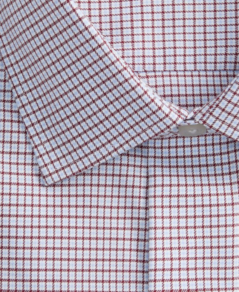 Men's Regular-Fit Cotton Twill Spread Collar Dress Shirt