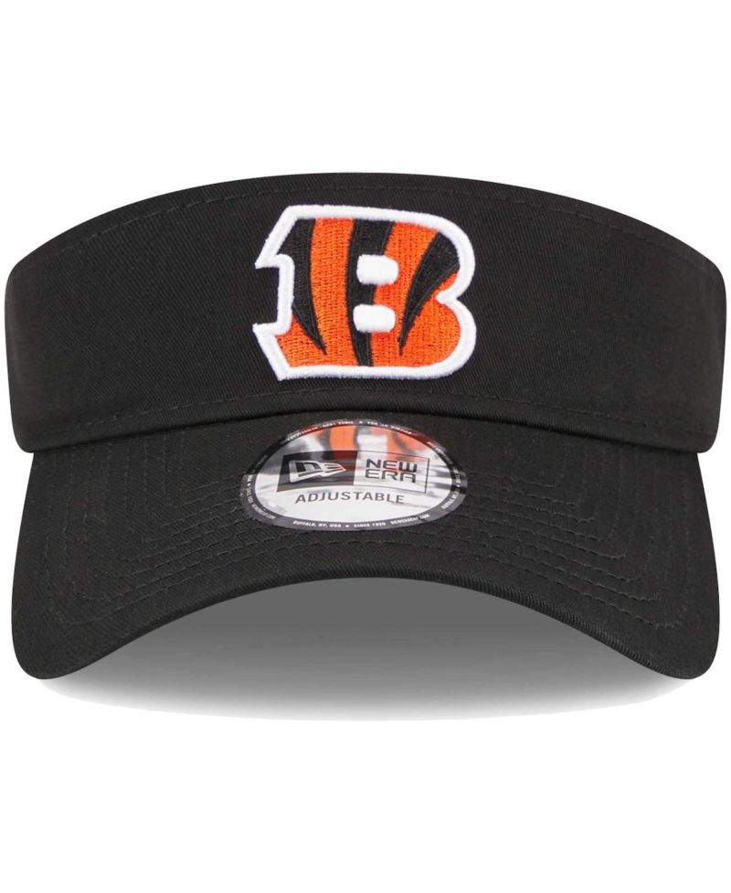 Men's Black Cincinnati Bengals Main Adjustable Visor