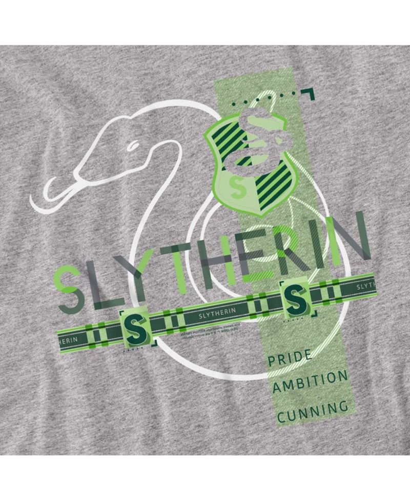 Men's Slytherin Pattern Crest T Shirt