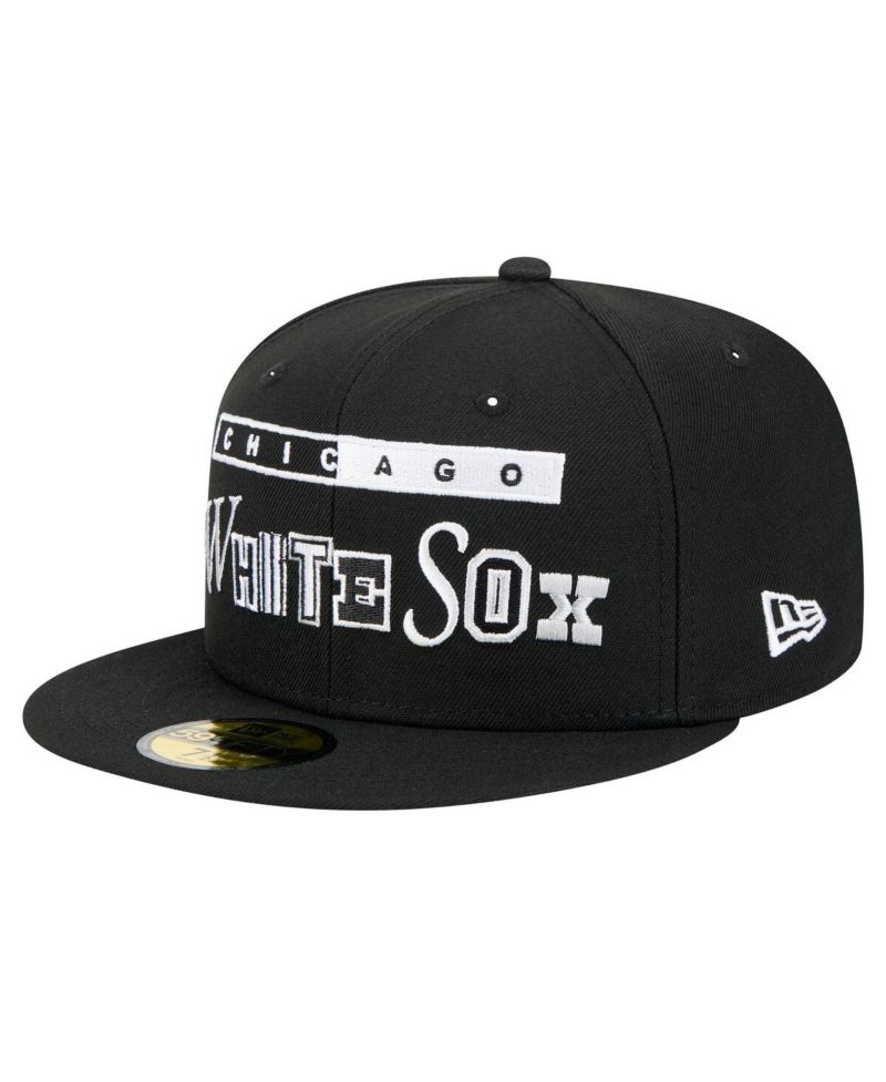 Men's Black Chicago White Sox Ransom 59FIFTY Fitted Hat