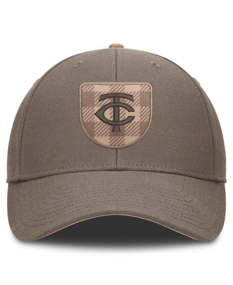 Men's Brown Minnesota Twins Statement Rise Adjustable Hat