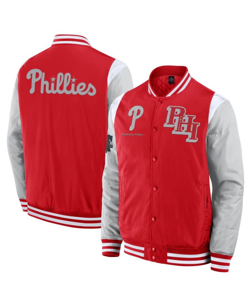 Men's Red Philadelphia Phillies Elements Elite Full-Snap Jacket