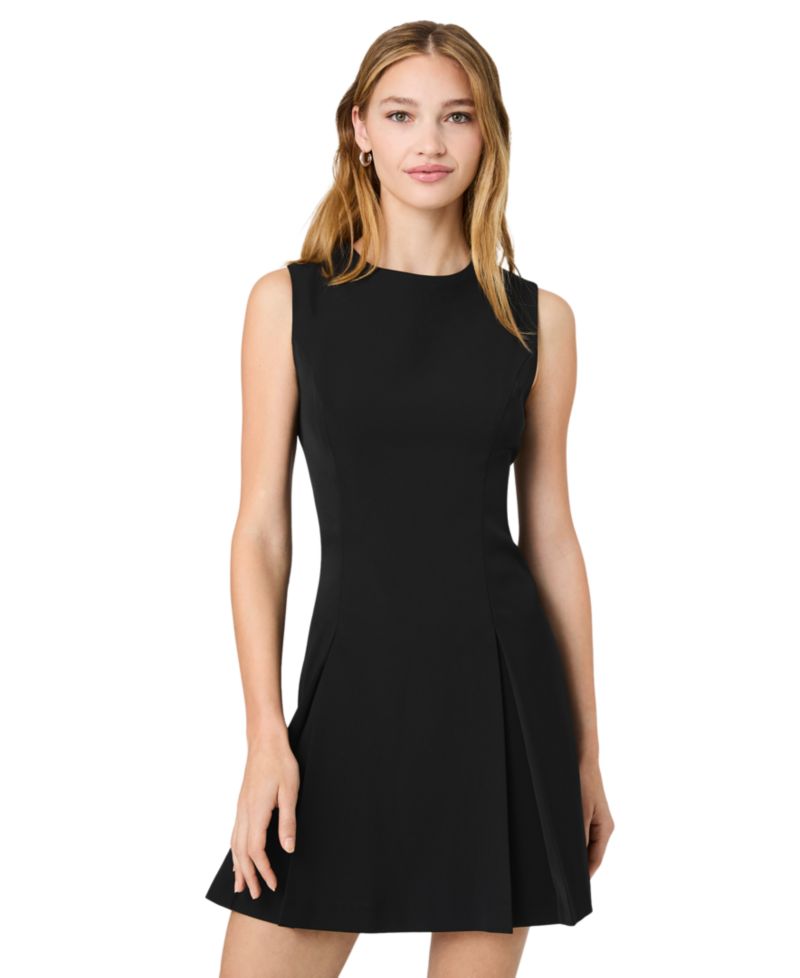 Women's Harry Sleeveless Inverted Pleat Mini Dress
