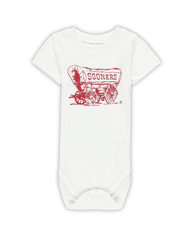 Baby Boys and Girls Oklahoma Sooners 3-Pack Bodysuit Set