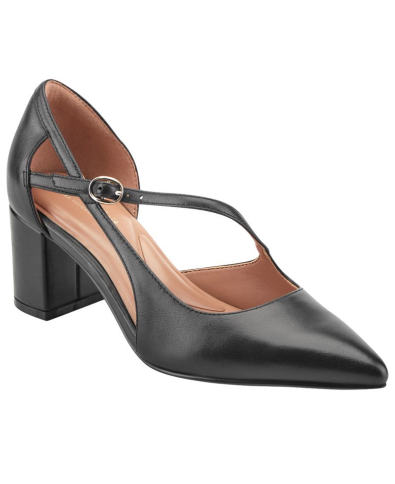 Women's Nerina eFlex Leather d'Orsay Asymmetrical Pumps