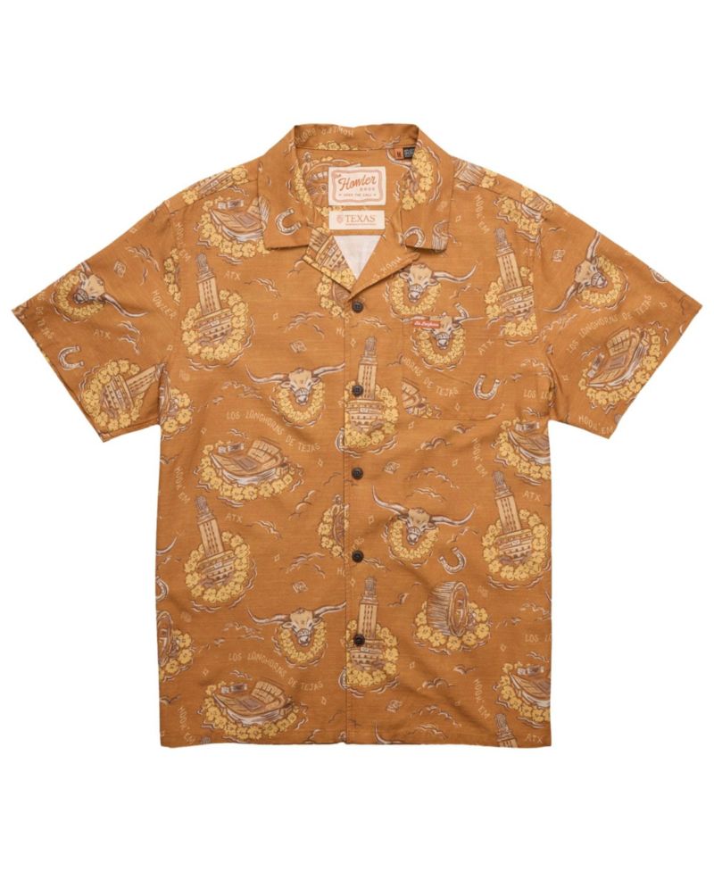 Men's Texas Orange Texas Longhorns Monoloha Button-Up Shirt