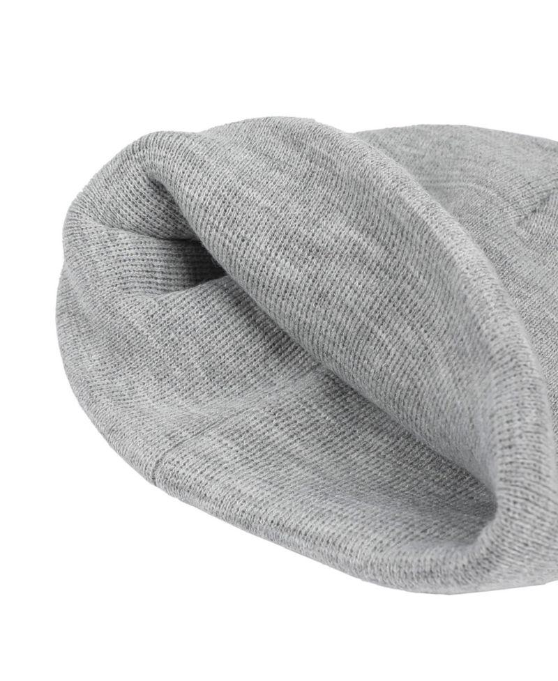 Men's Dungeons and Dragons Ampersand Logo Embroidery Heather Gray Acrylic Knit Cuff Beanie