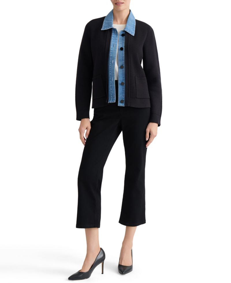 Women's Notch Collar Cardigan