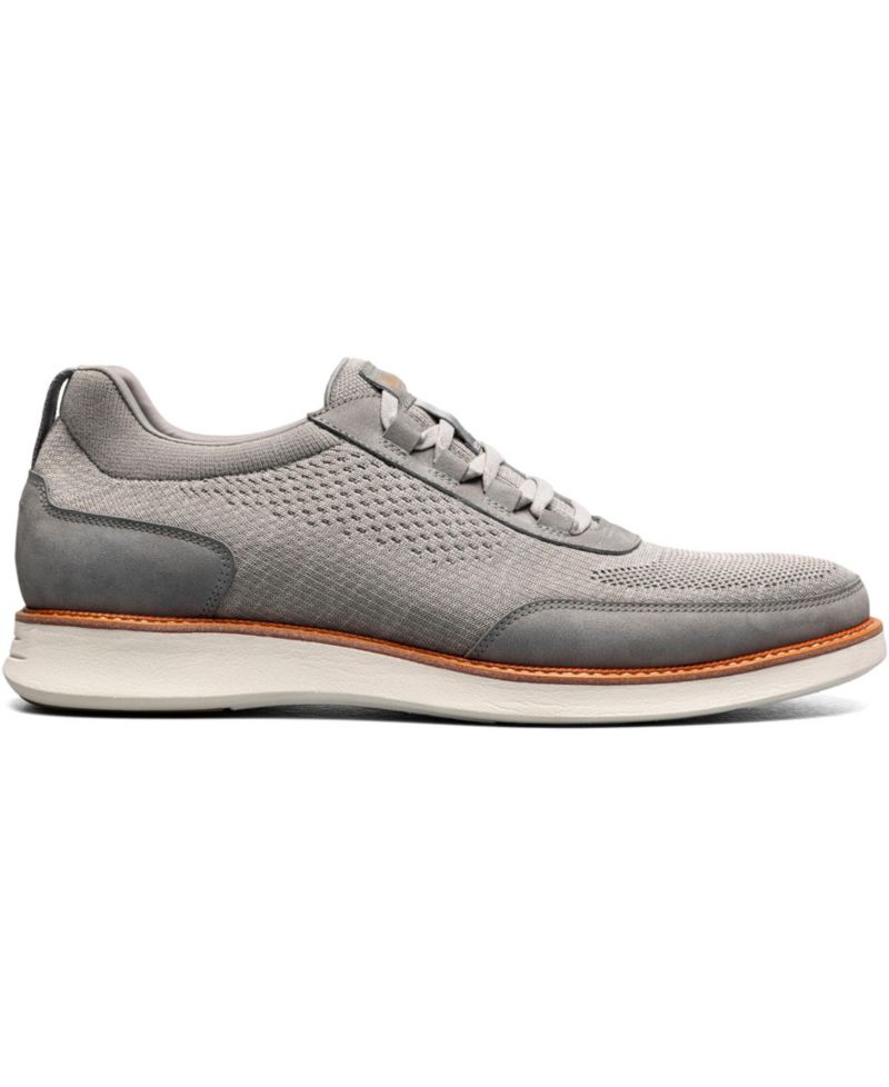 Men's Launch Knit Elastic Lace Slip On Sneaker