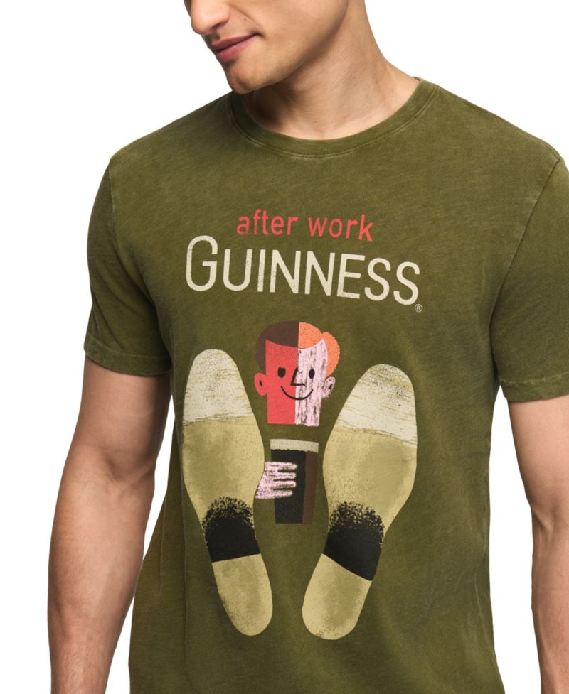 Men's Guinness After Work Graphic Burnout T-Shirt