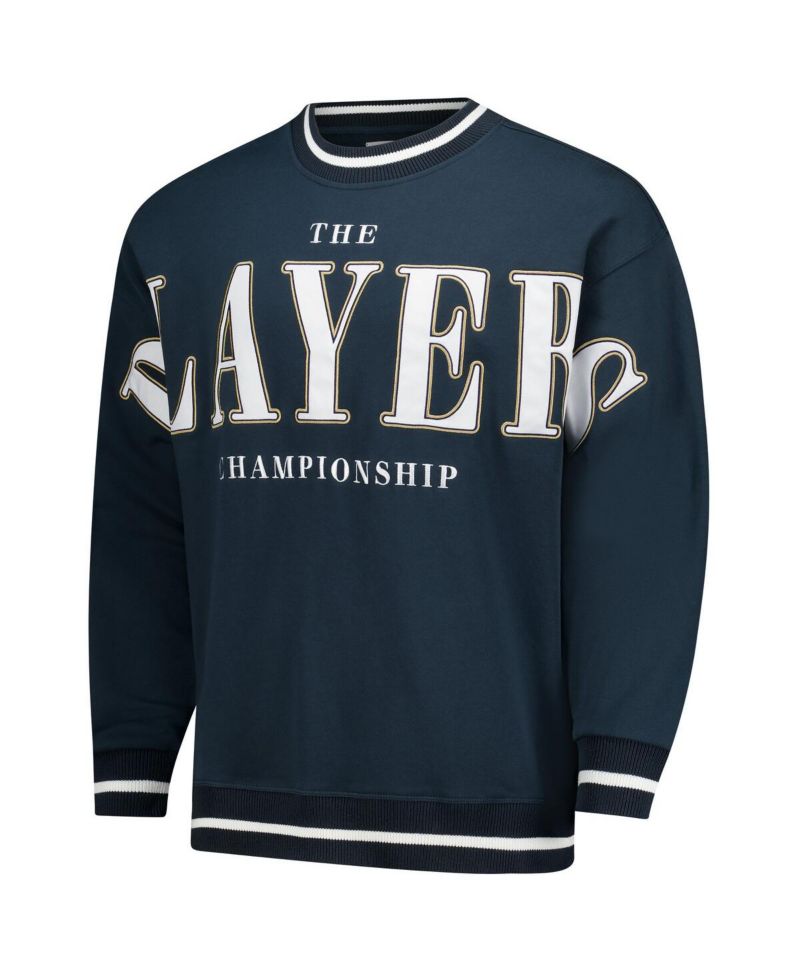 Men's Navy THE PLAYERS Oversized Graphic Sweatshirt