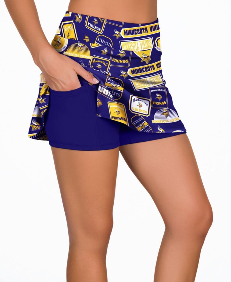 Women's Purple Minnesota Vikings Grady Sleep Skort