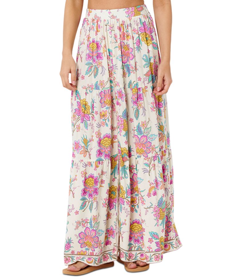 Women's Half Moon Bay Button Through Maxi Skirt