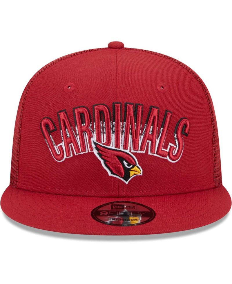 Men's Cardinal Arizona Cardinals Grade Trucker 9FIFTY Snapback Hat