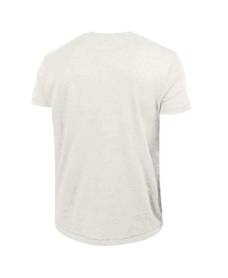 Men's Cream Chicago White Sox Winning Tradition Cooperstown Collection Tri-Blend T-Shirt