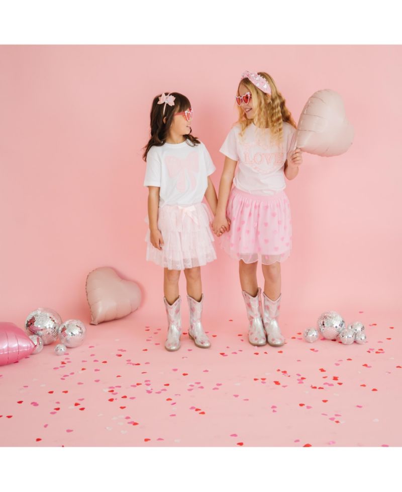 Baby Girls Mini Sequin Hearts Tutu