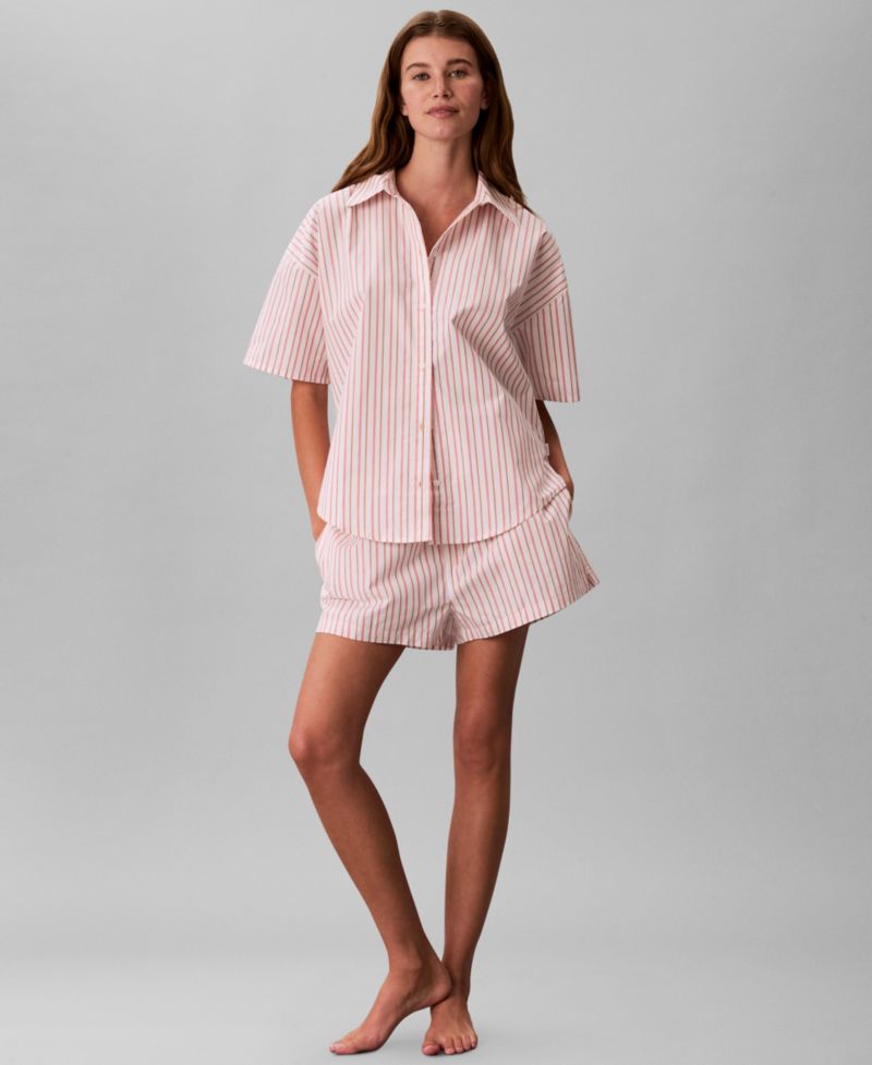 Women's Striped Pull-On Shorts QS7596