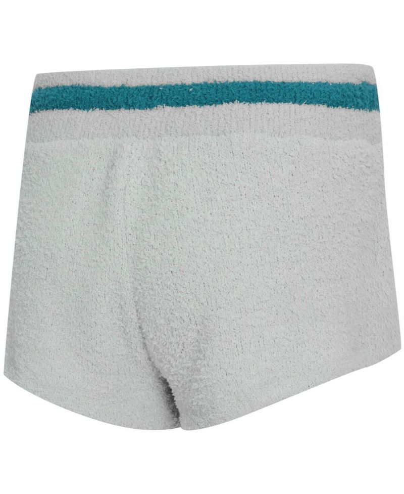 Women's 2-Piece Gray Miami Dolphins Whitley Long Sleeve Hoodie Top and Shorts set
