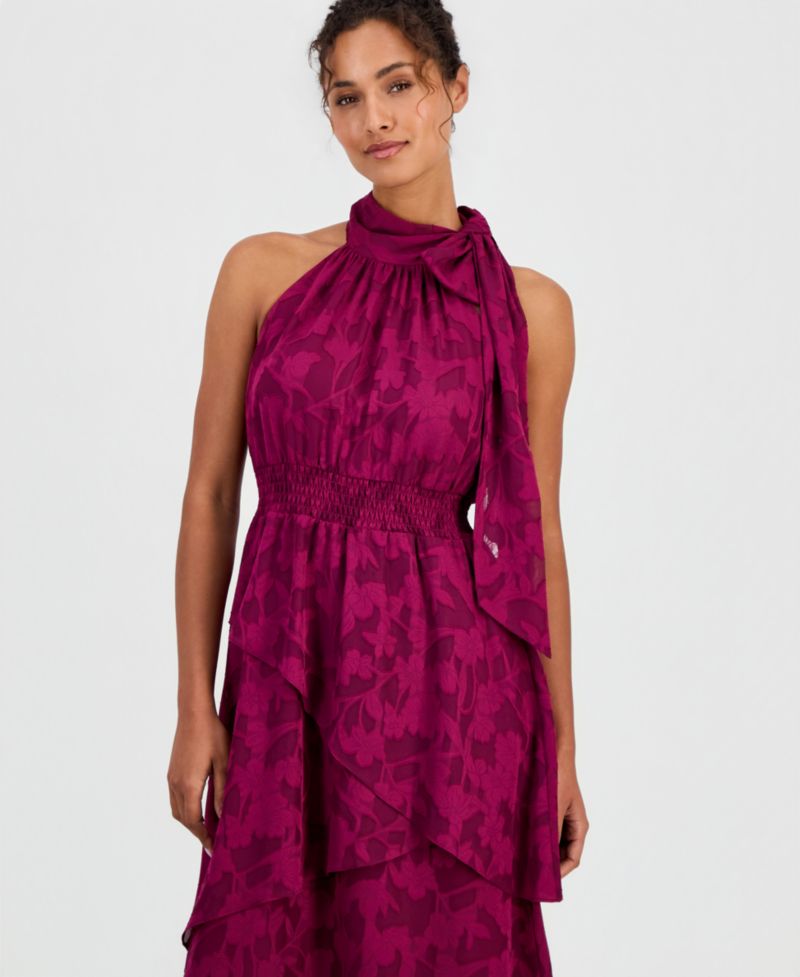 Women's Tiered Midi Dress