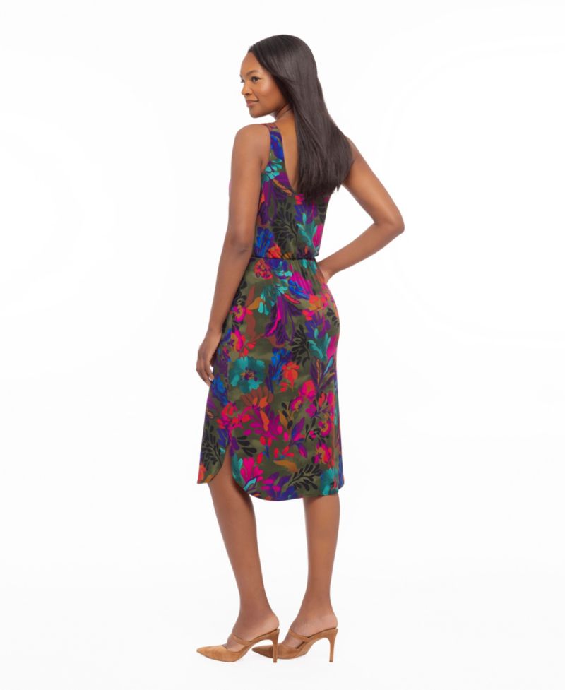 Women's Tali Scoop Neck Midi Shaping Dress