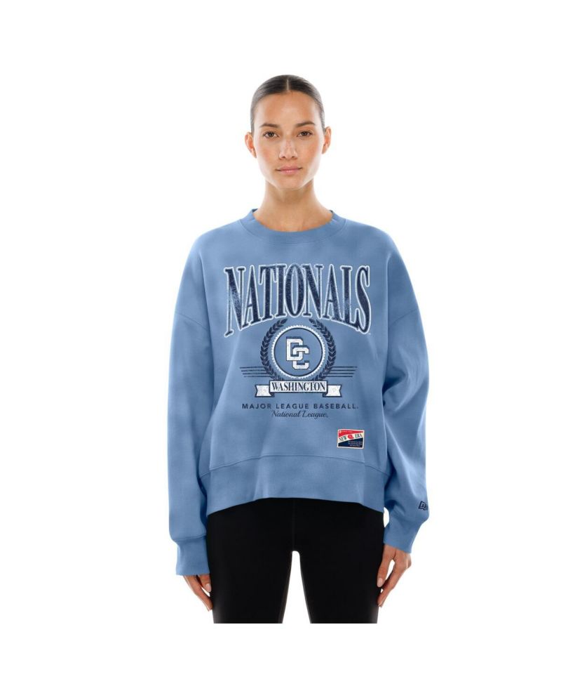 Men's Blue Washington Nationals 2025 City Connect Pullover Sweatshirt