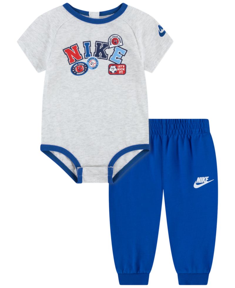 Baby Boys' Short-Sleeve Bodysuit and Pants, 2-Piece Set