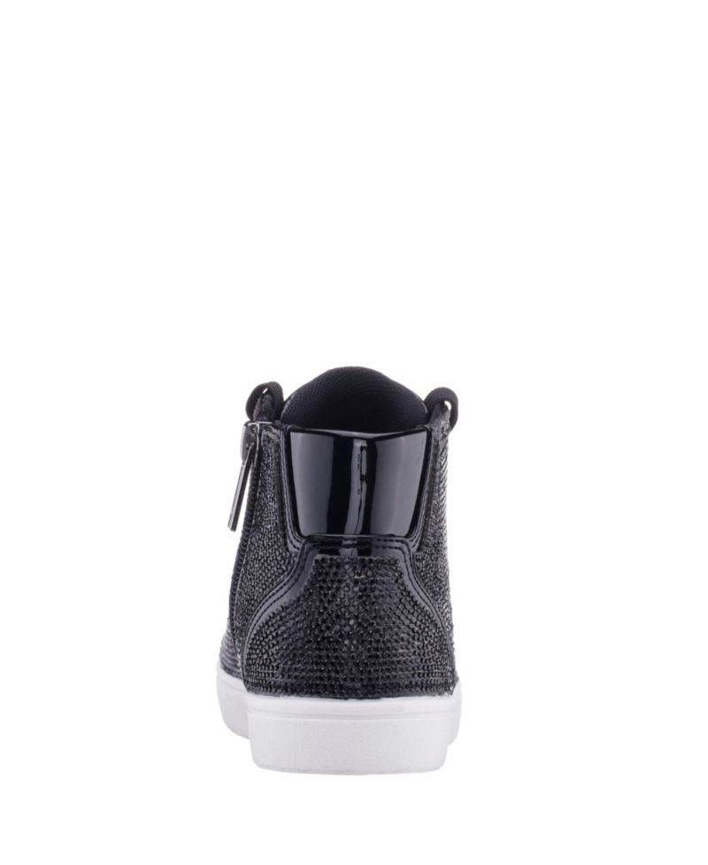 Big Girls' Kula Crystal Accents Non-Slip High-Top Sneakers