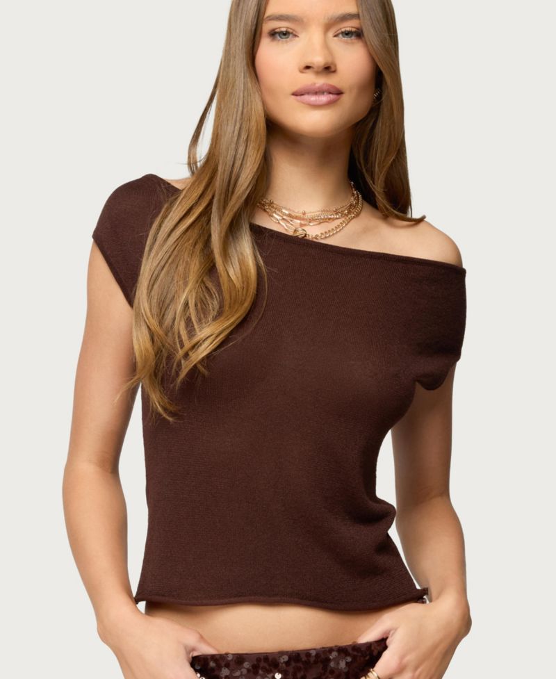 Women's Holly Glitter Off Shoulder Top