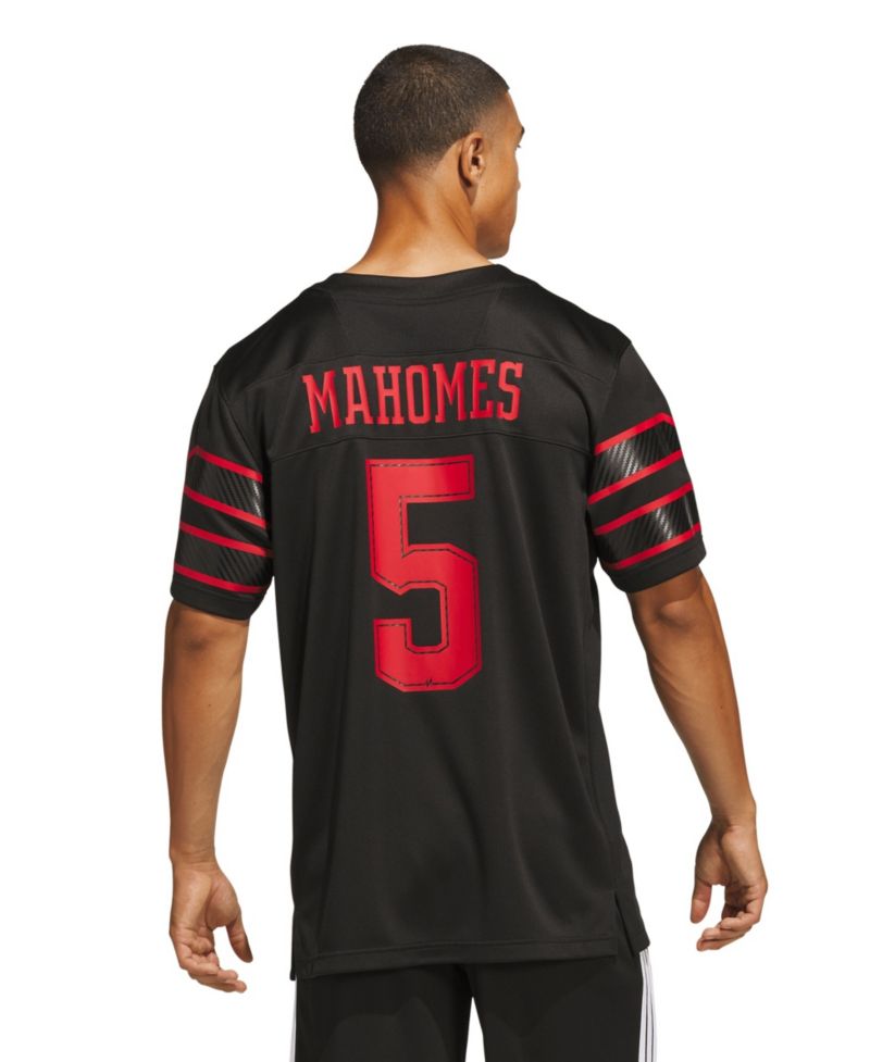 Men's Patrick Mahomes Black Texas Tech Red Raiders Let's Ride Premier Jersey
