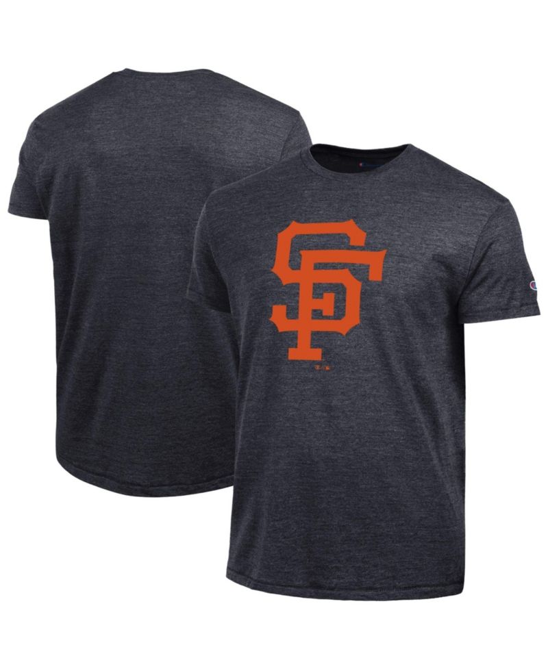 Men's Black San Francisco Giants Cooperstown Logo Tri-Blend T-Shirt