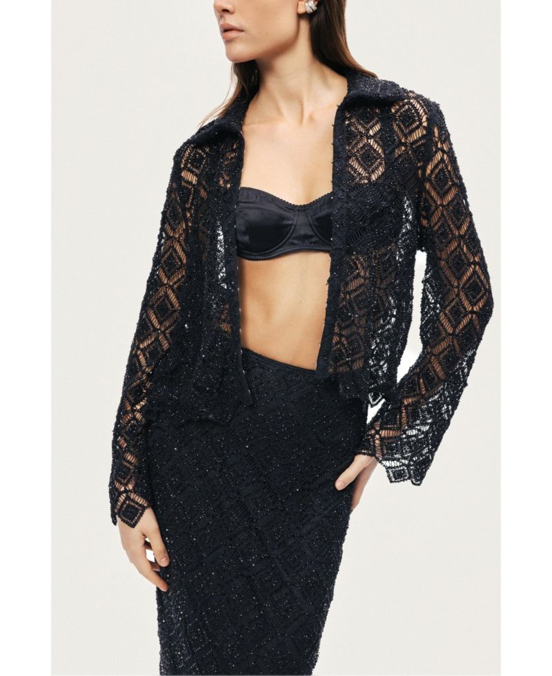Women's Lace Sheer Jacket